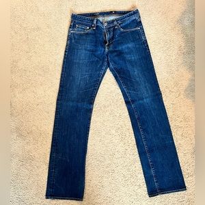 Mens AG straight leg jeans